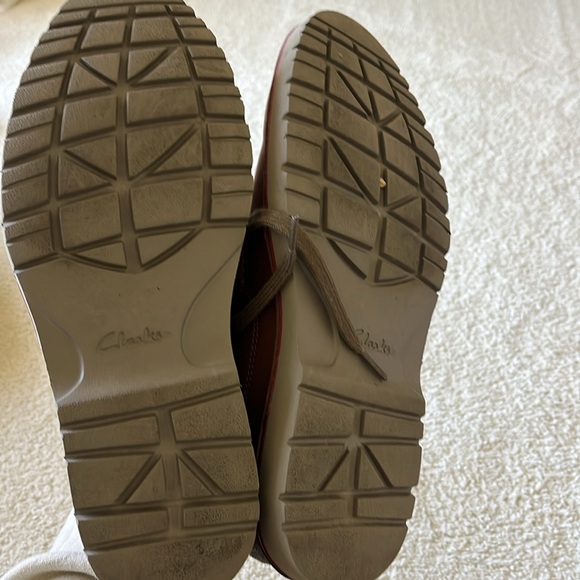 Clark’s Brown Leather Boot EUC Men’s 8 - Picture 5 of 5